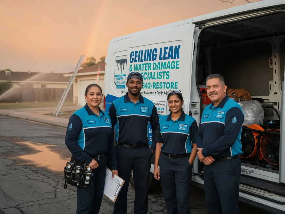 Ceiling Leak Cleanup company in New Auburn, MN